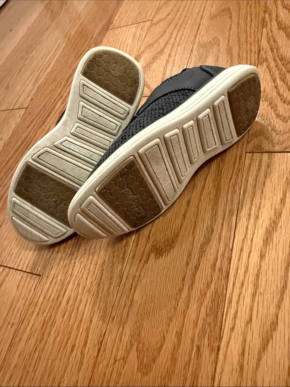 Kids Cat & Jack Knit Slip-On Lace-Up Loafers - Charcoal Gray